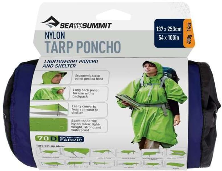 Sea to Summit Poncho -sadeviitta, sininen, productDetailPage.view: 2