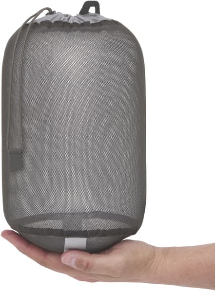 Eco Mesh Stuffsack pakkauspussi, 5L, tummanharmaa, view: 2