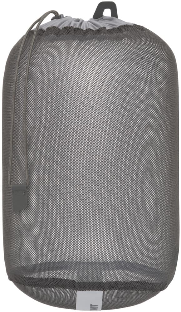 Eco Mesh Stuffsack pakkauspussi, 5L, tummanharmaa, view: 0