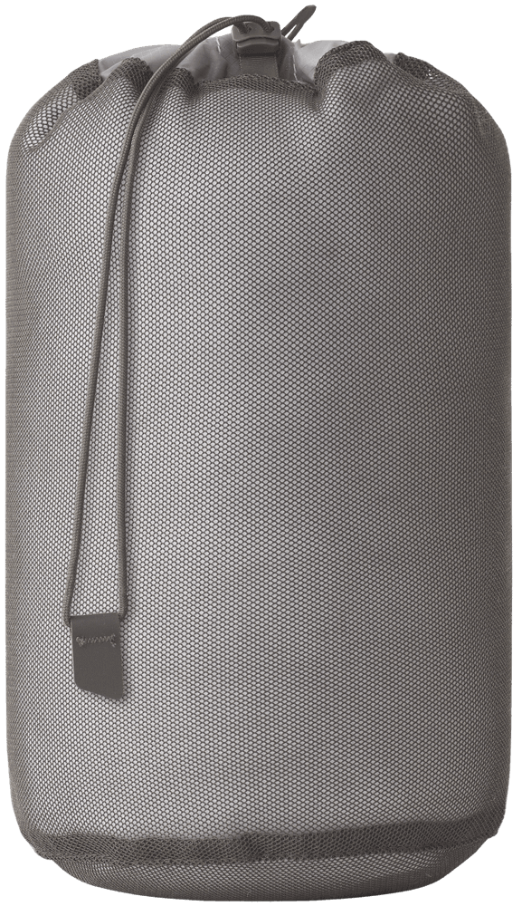 Eco Mesh Stuffsack pakkauspussi, 5L, tummanharmaa, view: 1