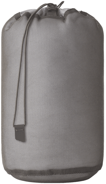Eco Mesh Stuffsack pakkauspussi, 5L, tummanharmaa, view: 1