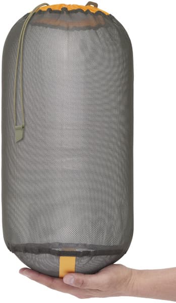Eco Mesh Stuffsack pakkauspussi, tummanharmaa, 13L, view: 2