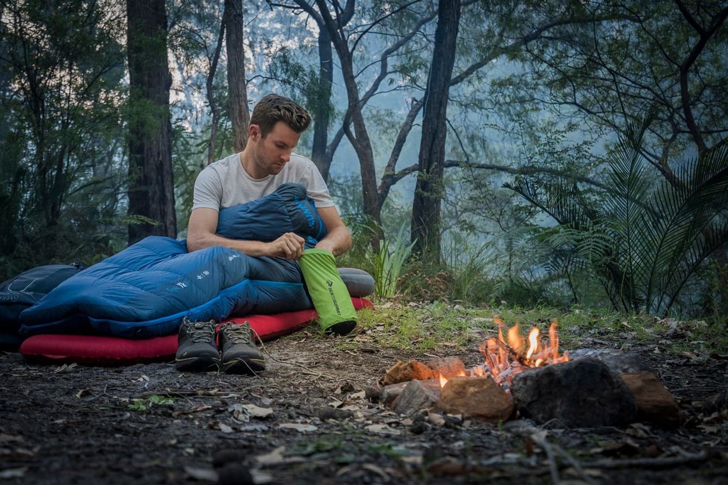 Lightweight kuivapussi, 8 L keltainen, view: 4