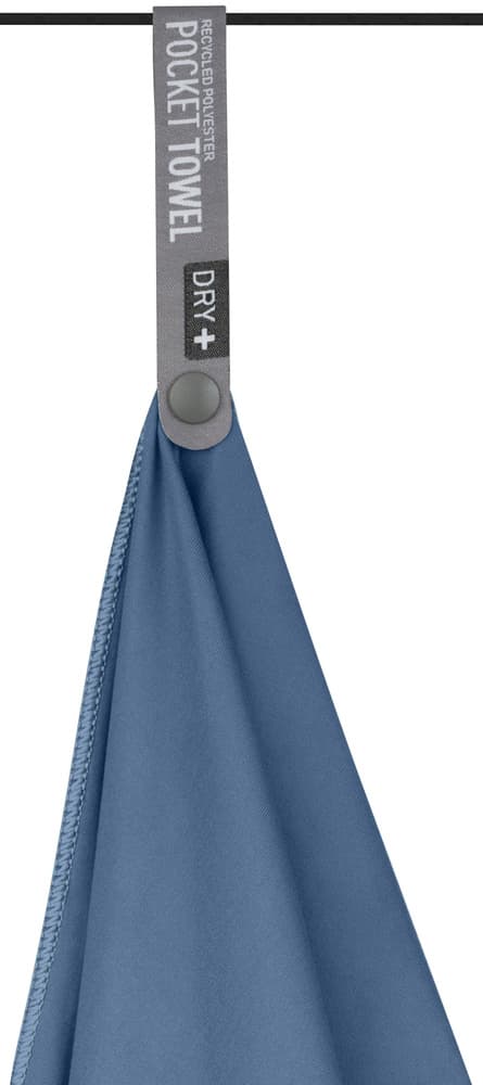 Towel Pocket Large 120X60cm Moonlight matkapyyhe, sininen, view: 3