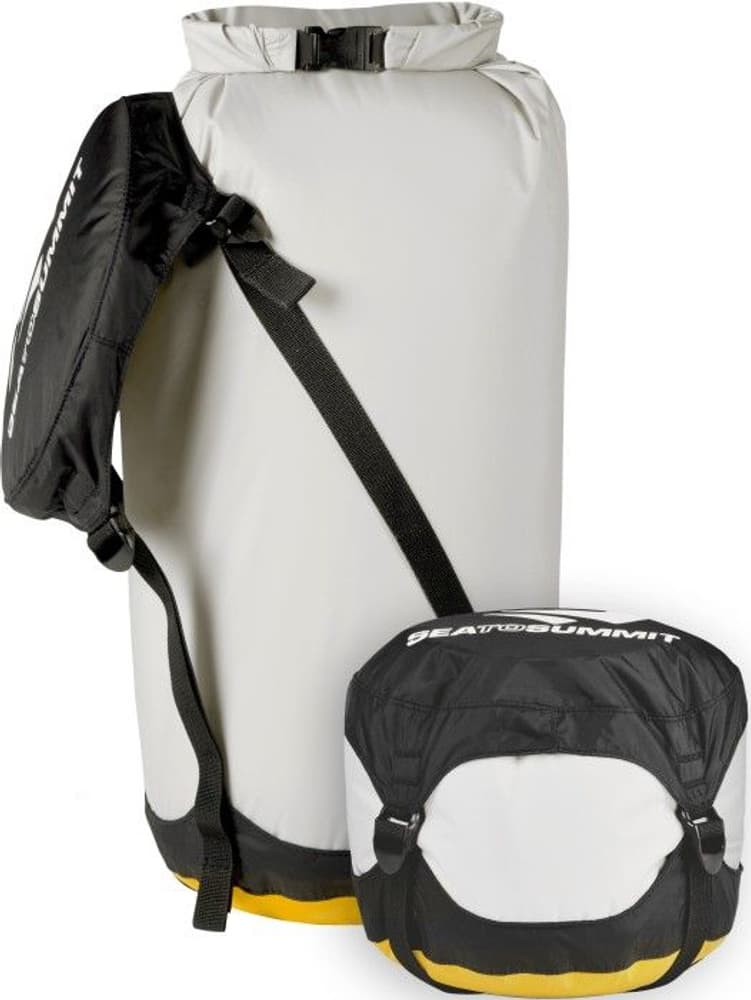 tiivistyvä kuivapussi, L 20L/6,7L, harmaa, view: 0