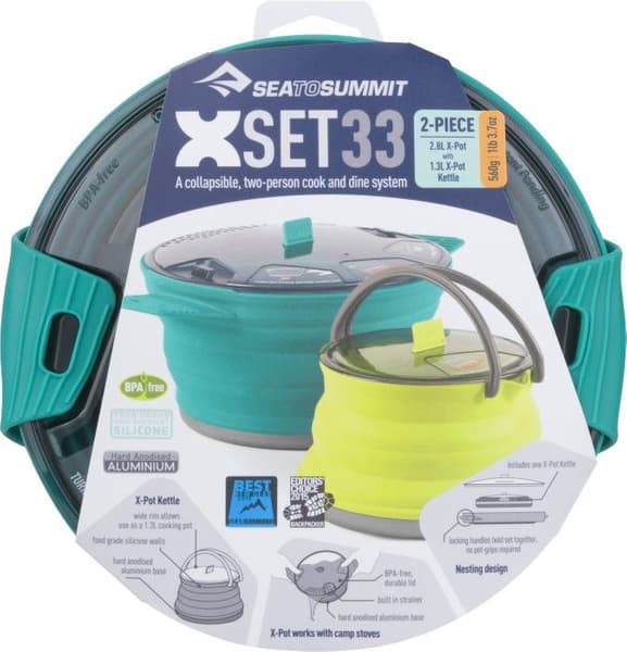 X-Set ruuanlaittosetti kahdelle, (Pot 2.8L, Kettle 1.3L), view: 1