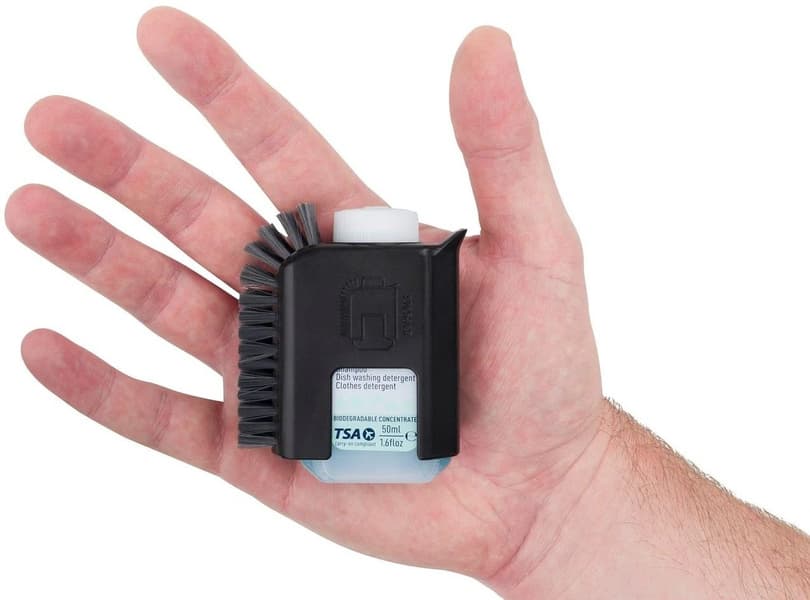 Kitchen Pot Scrubber Set tiskiharja ja pesuaine, view: 1