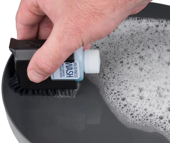 Kitchen Pot Scrubber Set tiskiharja ja pesuaine, view: 4