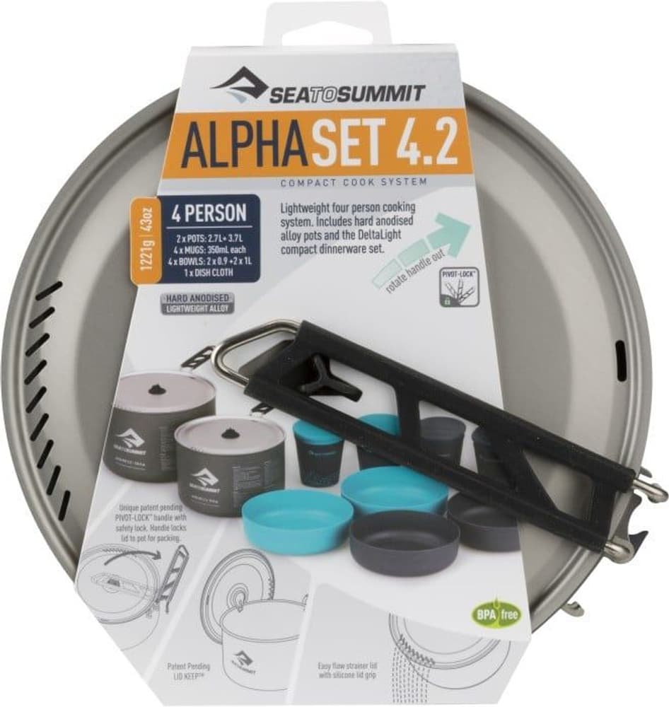 Alpha 4.2 Cookset Four Person, view: 10