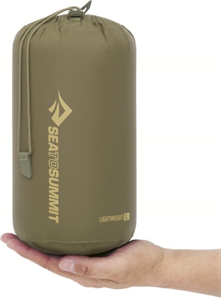 Eco Lightweight Stuffsack pakkauspussi, oliivinvihreä, 3L, view: 4