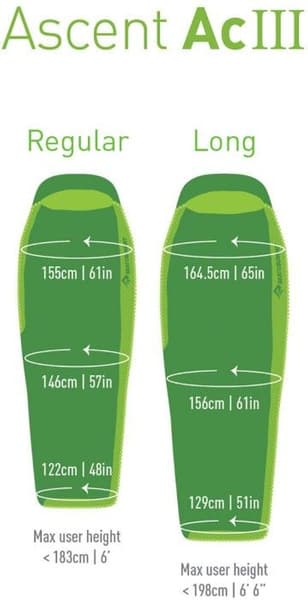 Sea to Summit Down Ascent ACIII Regular -18°C Unisex, view: 11