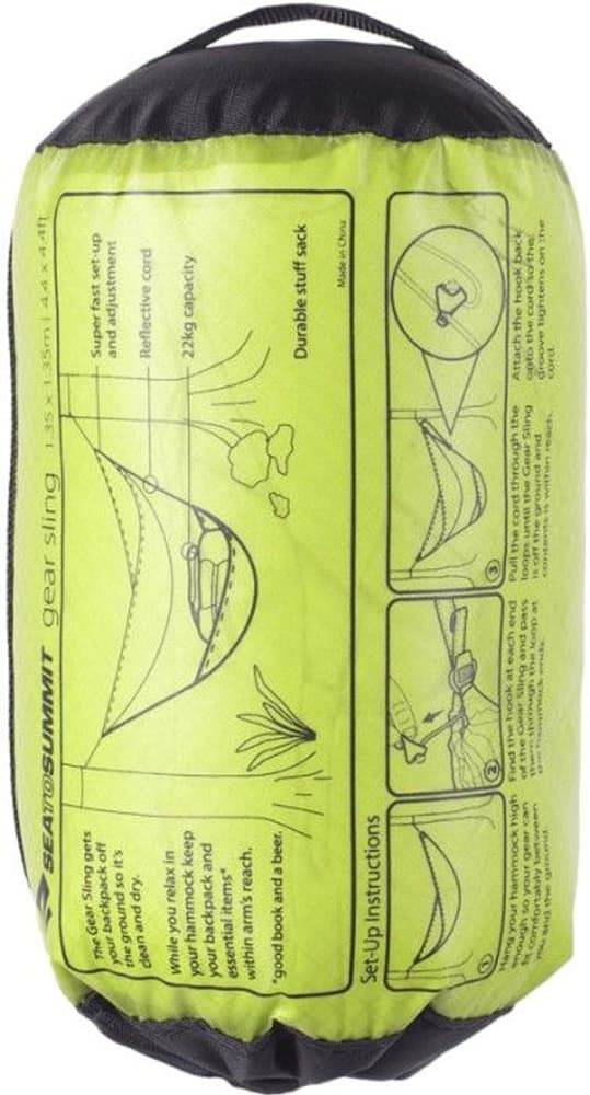 Hammock Accessories Gear Sling Green, view: 3