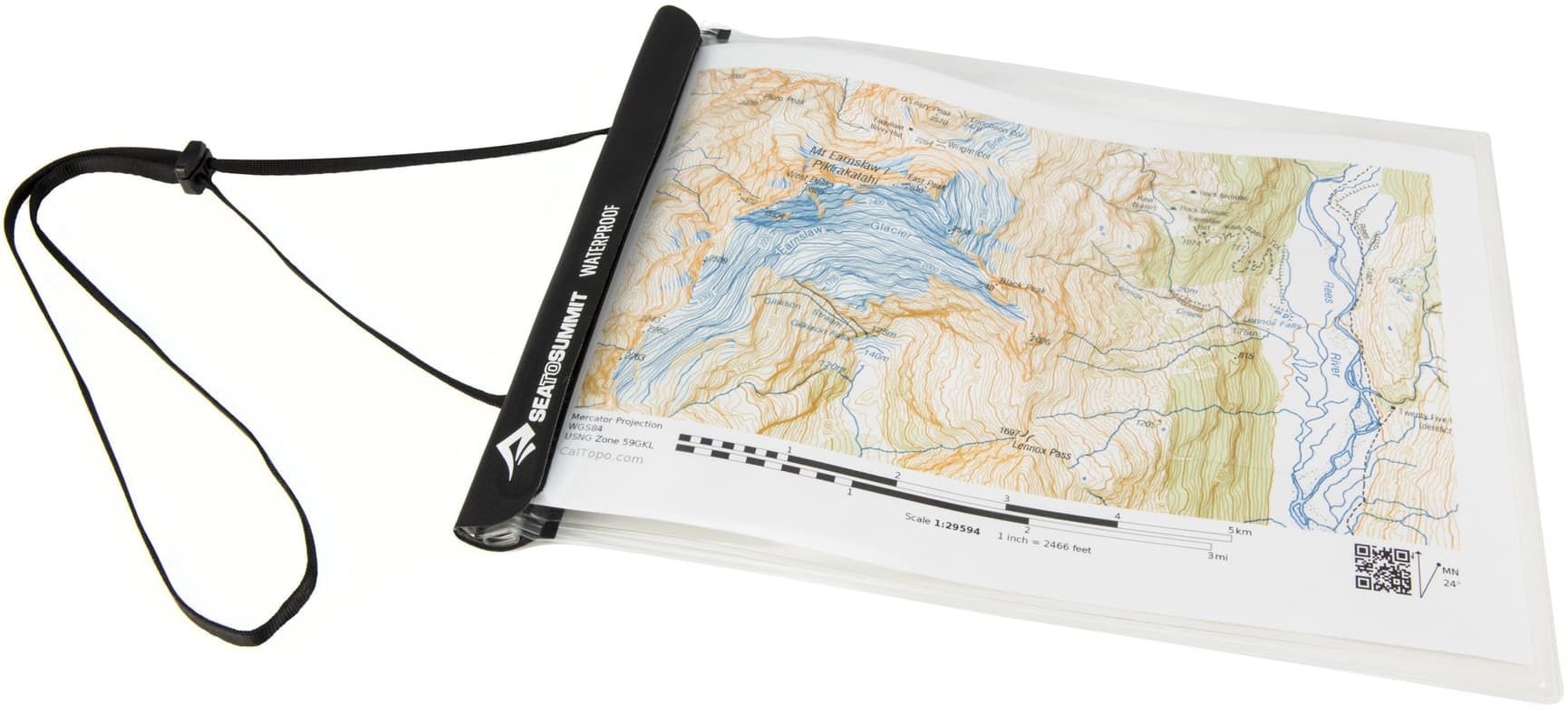Map Case Small Waterproof Clear karttatasku, 21 x 30 cm, view: 0