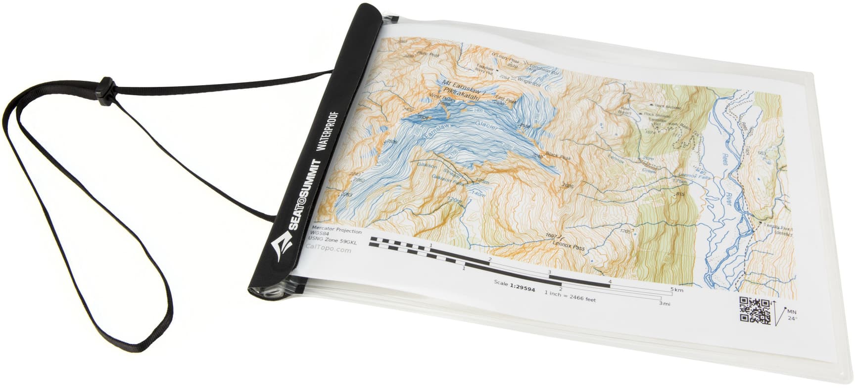 Map Case Large Waterproof Clear karttatasku, 28 x 33 Cm, view: 0