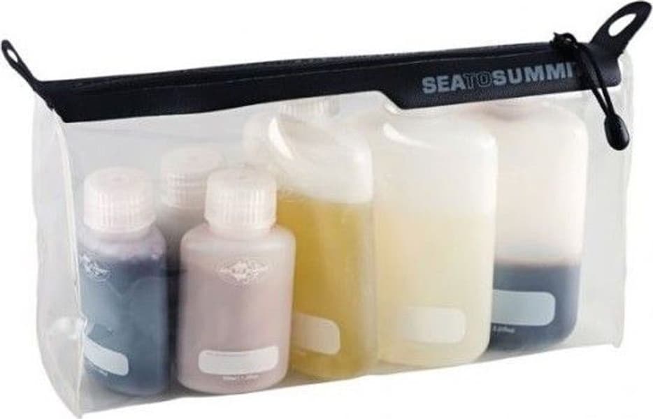 Travelling Light TPU Zip Top Pouch Clear, view: 1