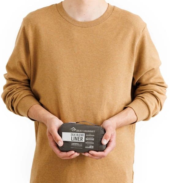 Sea to Summit Sleepliner Silk Blend Mummy Standard makuupussilakana, view: 3