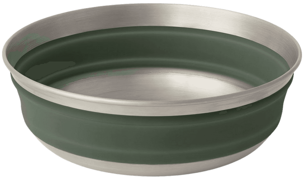 Detour Stainless Steel Collapsible Bowl kokoontaitettava kulho, vihreä, M, view: 0