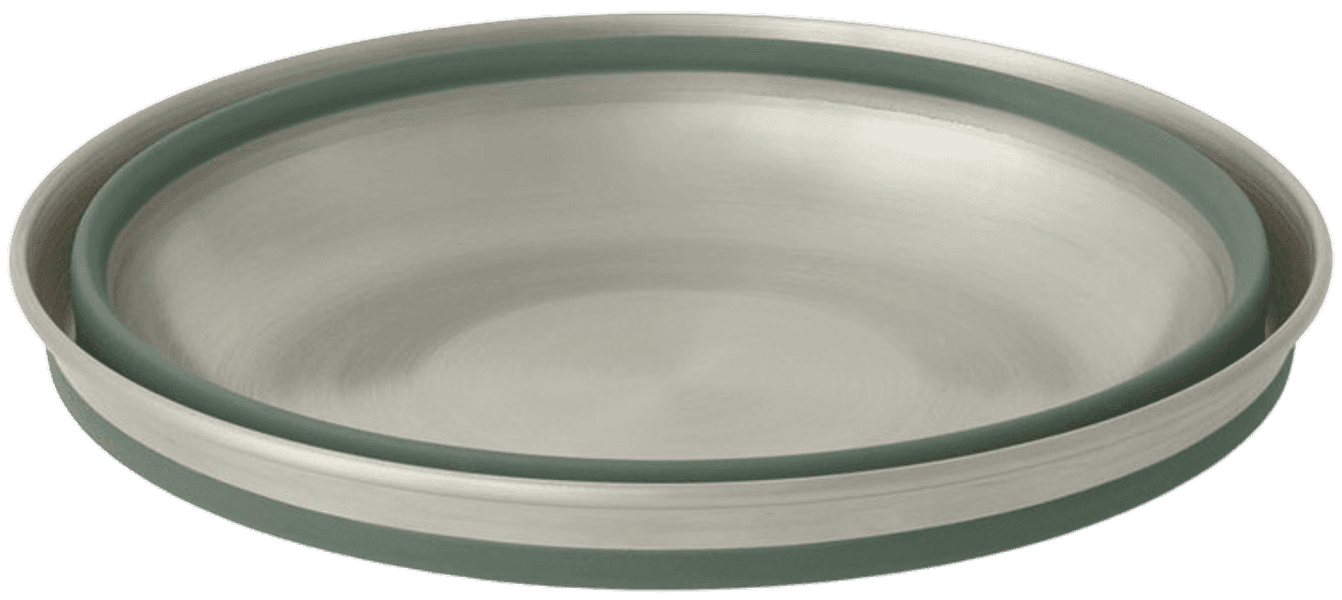 Detour Stainless Steel Collapsible Bowl kokoontaitettava kulho, vihreä, M, view: 2