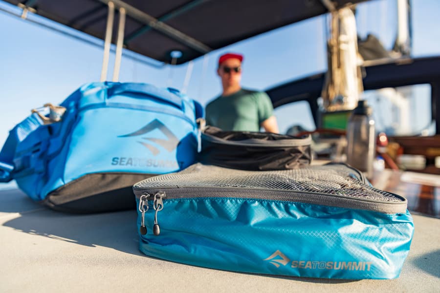 Eco Travellight Ultrasil Garment Mesh Bag vaatepussi, harmaa, L, view: 2