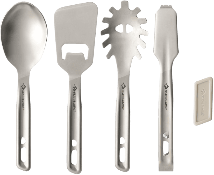 Detour Stainless Steel Utensil Set keittiövälinesetti, neliosainen, view: 0