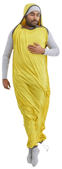 Sea to Summit Sleepliner Reactor Mummy w/Drawcord Standard makuupussilakana, Yellow - view: 3