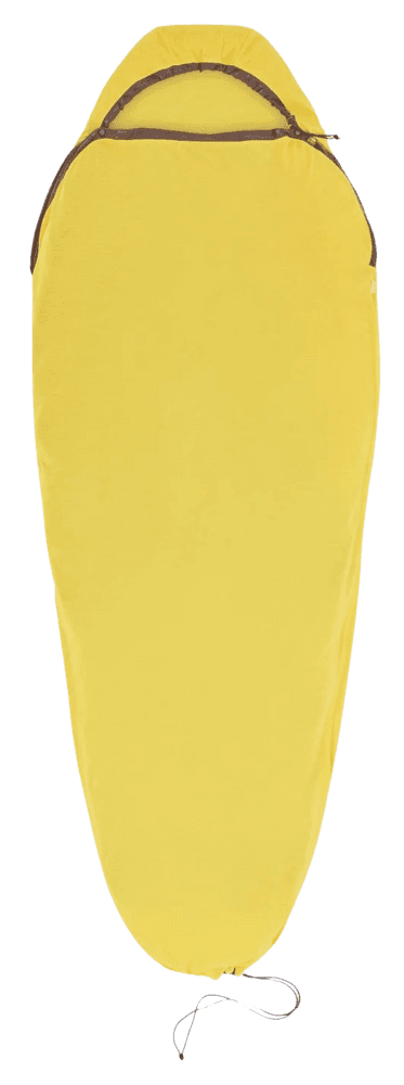 Sea to Summit Sleepliner Reactor Mummy w/Drawcord Standard makuupussilakana, Yellow, view: 0