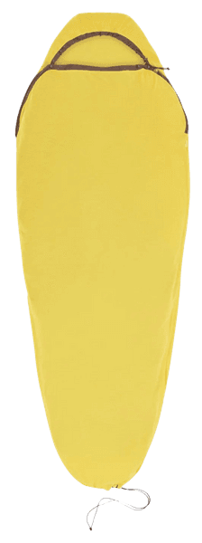 Sea to Summit Sleepliner Reactor Mummy w/Drawcord Standard makuupussilakana, Yellow, view: 0