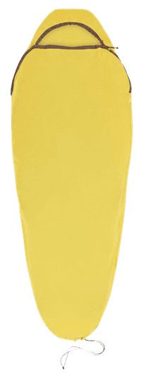 Sea to Summit Sleepliner Reactor Mummy w/Drawcord Standard makuupussilakana, Yellow - view: 0
