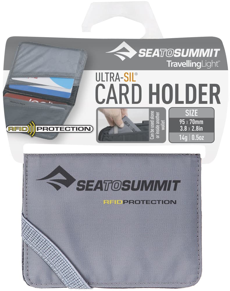 Eco Travellight Card Holder RFID Universal lompakko, harmaa, view: 1