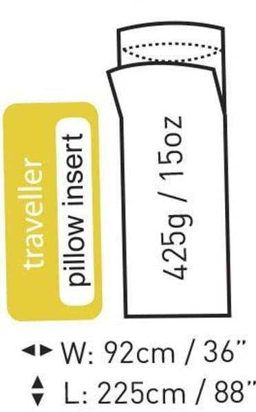 Sleepliner Cotton Premium Traveller with Pillow Navy, view: 1