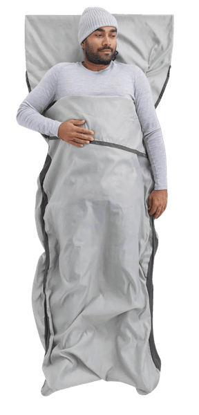 Sea to Summit Sleepliner Silk Blend Rectangular w/Pillow Sleeve makuupussilakana, view: 3