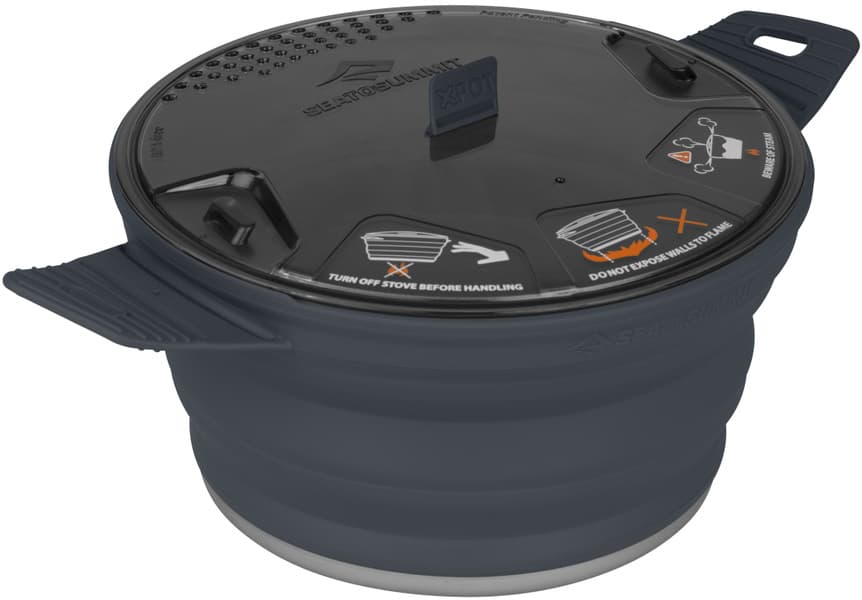 X-Pot taitettava retkeilykattila, 2.8 L, tummanharmaa, view: 0