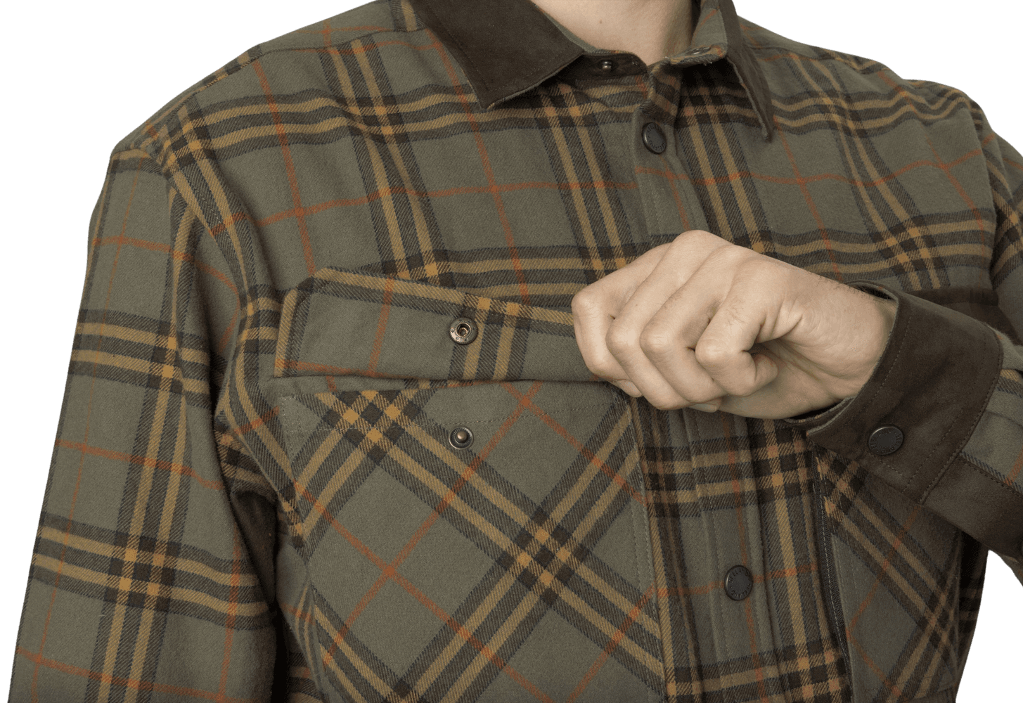 Banff Shirt paita, Grape Leaf/Terracotta Check, view: 2