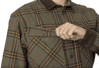 Banff Shirt paita, Grape Leaf/Terracotta Check - view: 2