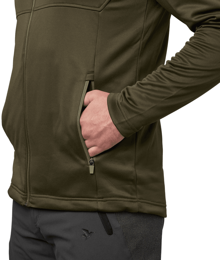 Elliot Fleece fleecetakki, Pine Green, view: 4