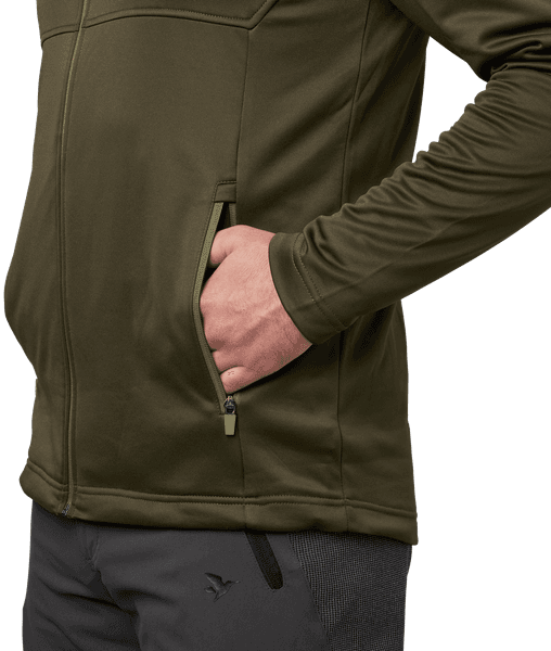 Elliot Fleece fleecetakki, Pine Green, view: 4