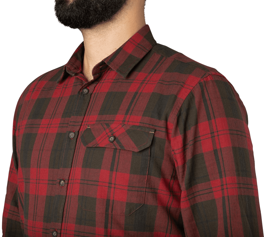 Highseat Shirt paita, Red Forest Check, view: 2