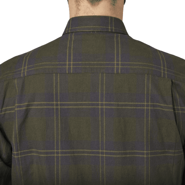 Highseat Shirt flanellipaita, tummanvihreä, view: 4
