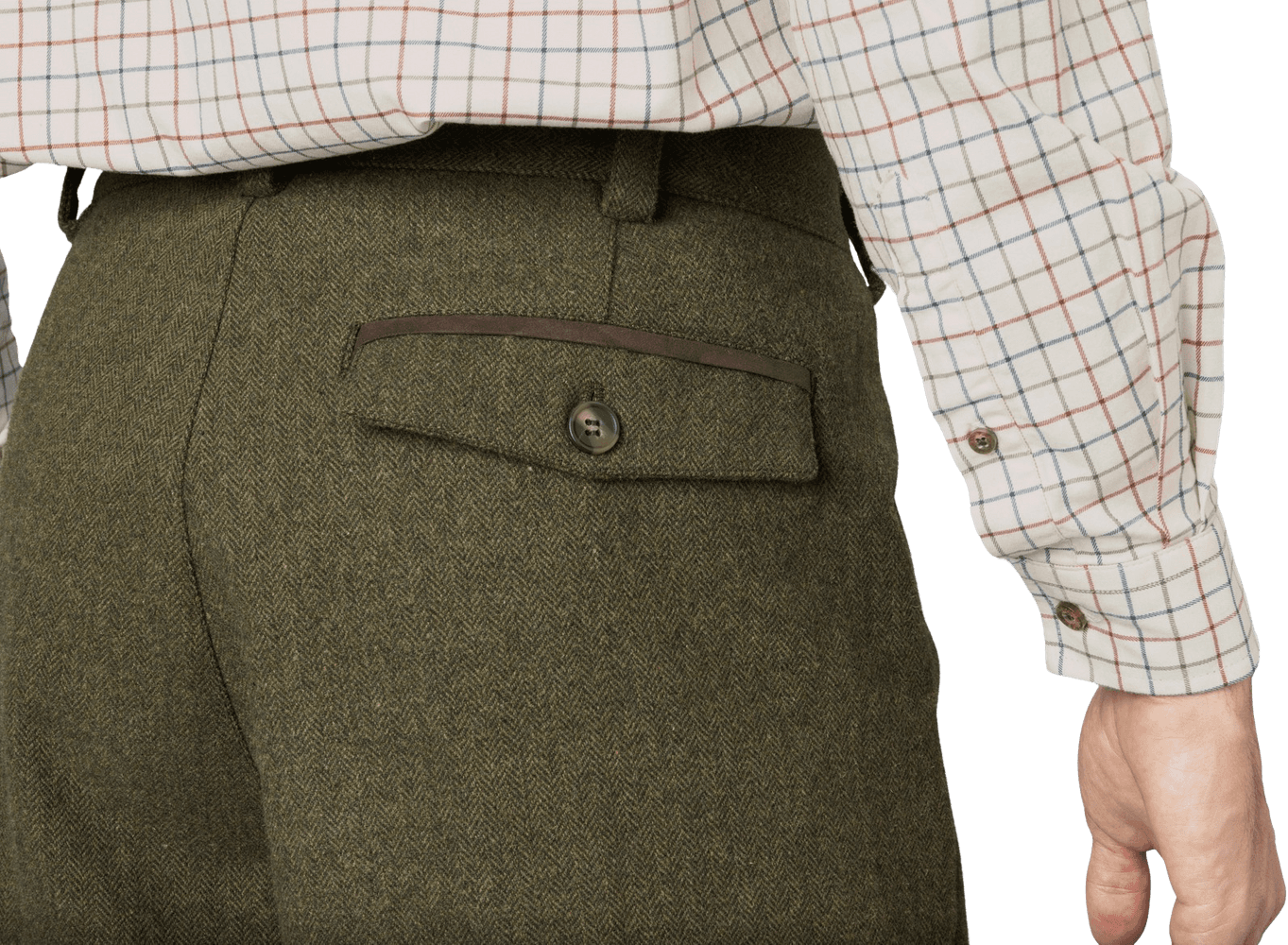 Hillside Breeks polvihousut, Moss Green, view: 4