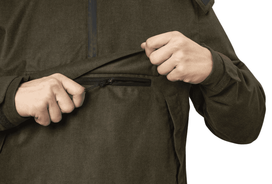 Avail Smock anorakki, Pine Green Melange, view: 4