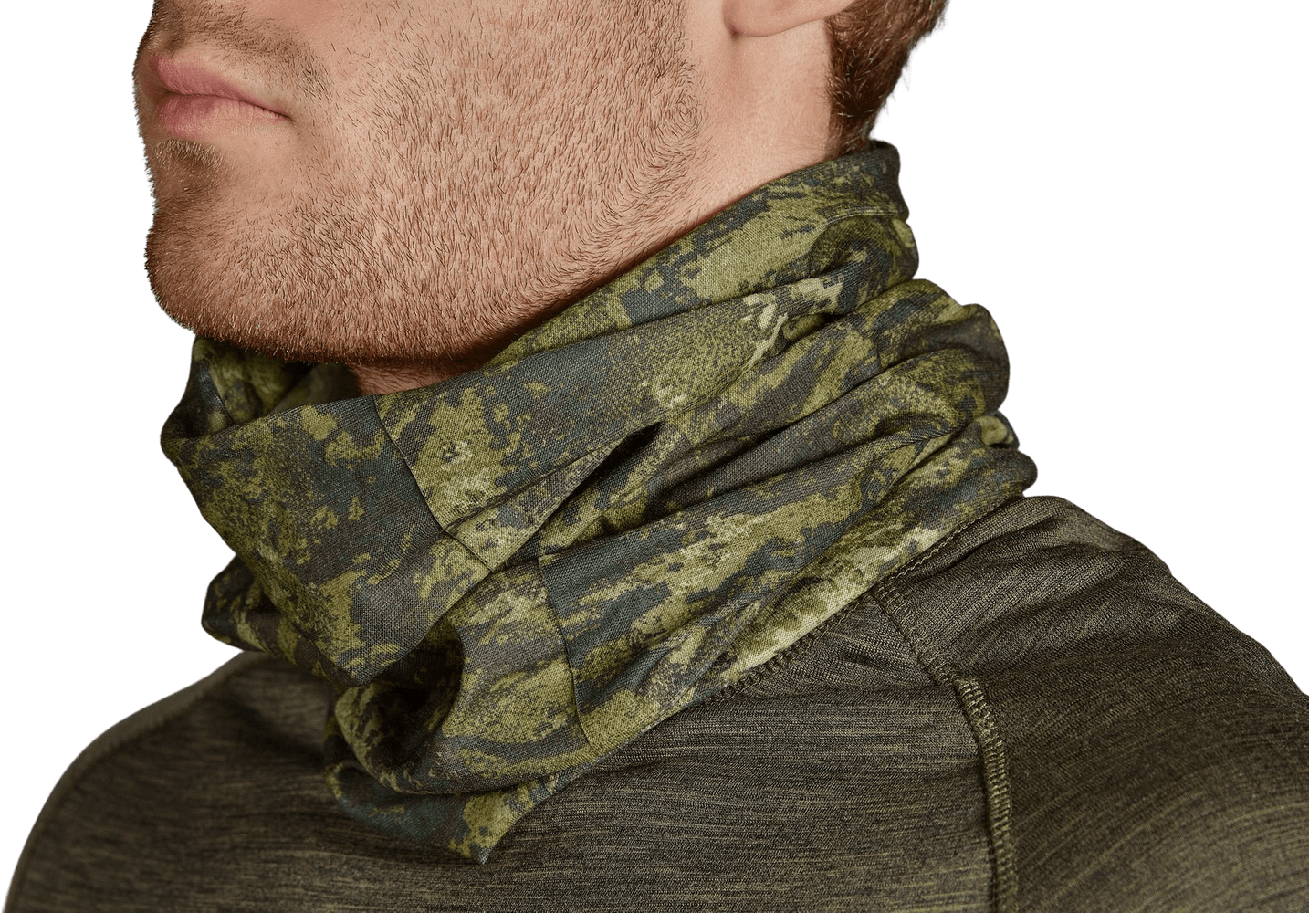 Neck Gaiter tuubihuivi, vihreä/camo, 2 kpl, view: 3