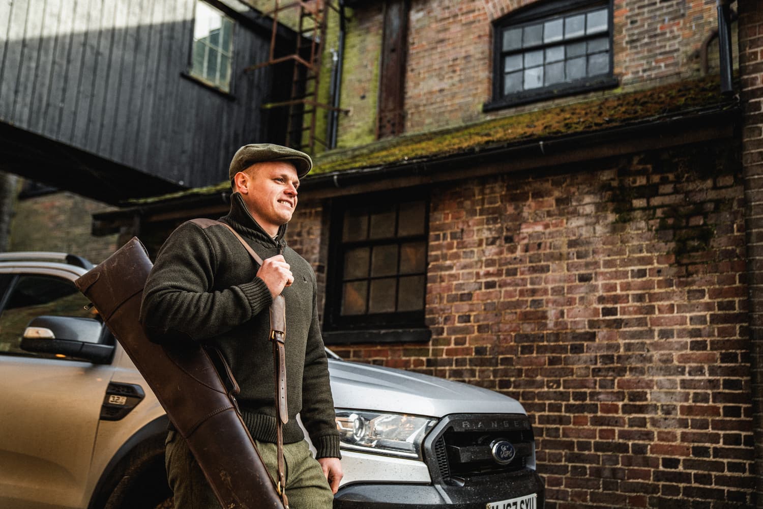 Haze Windbreaker neule, Grizzly Brown, view: 4