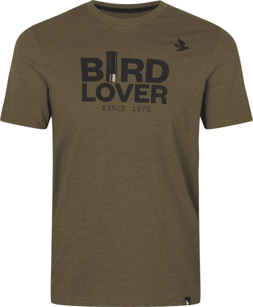 Bird Lover T-shirt t-paita, Dark Olive Melange, view: 0