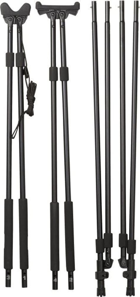 Skjutstöd 4-bent Svart, view: 1