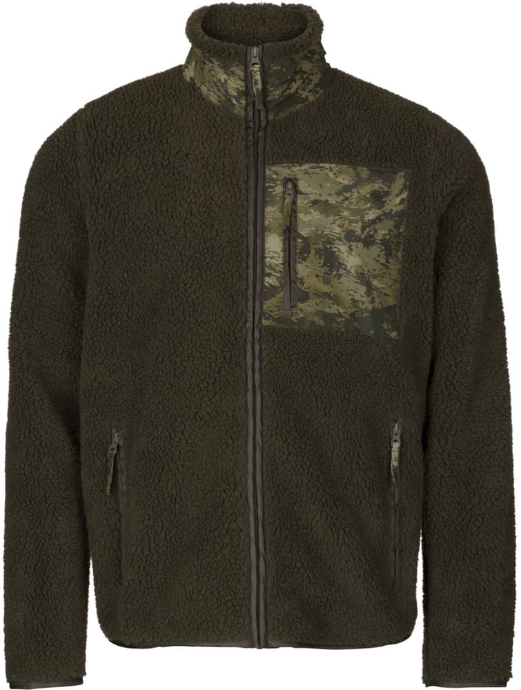 Zephyr Camo Fleece fleecetakki, Grizzly Brown, view: 0