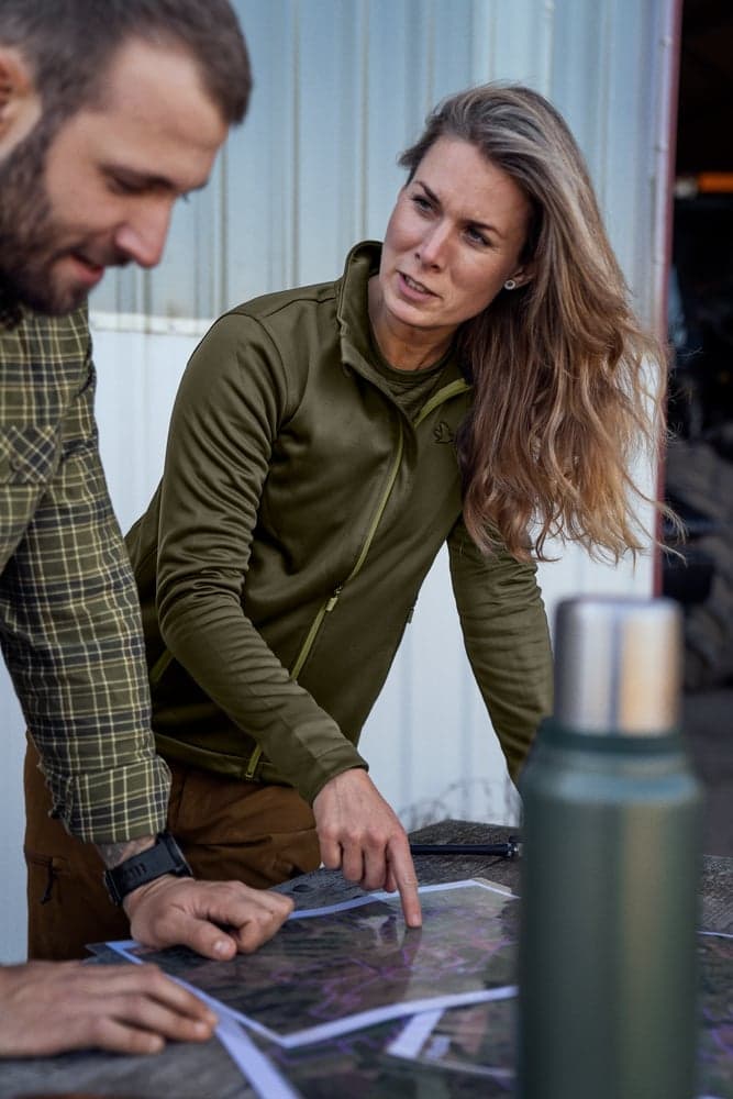 Emily Fleece Women naisten fleecetakki, Pine Green, view: 6