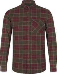 Glen Flannel Shirt paita, Red Forest Check - view: 0
