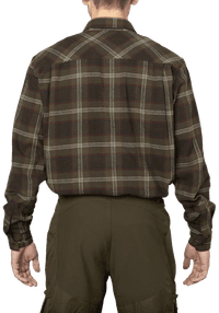 Glen Flannel Shirt paita, Pine Green Check - view: 3