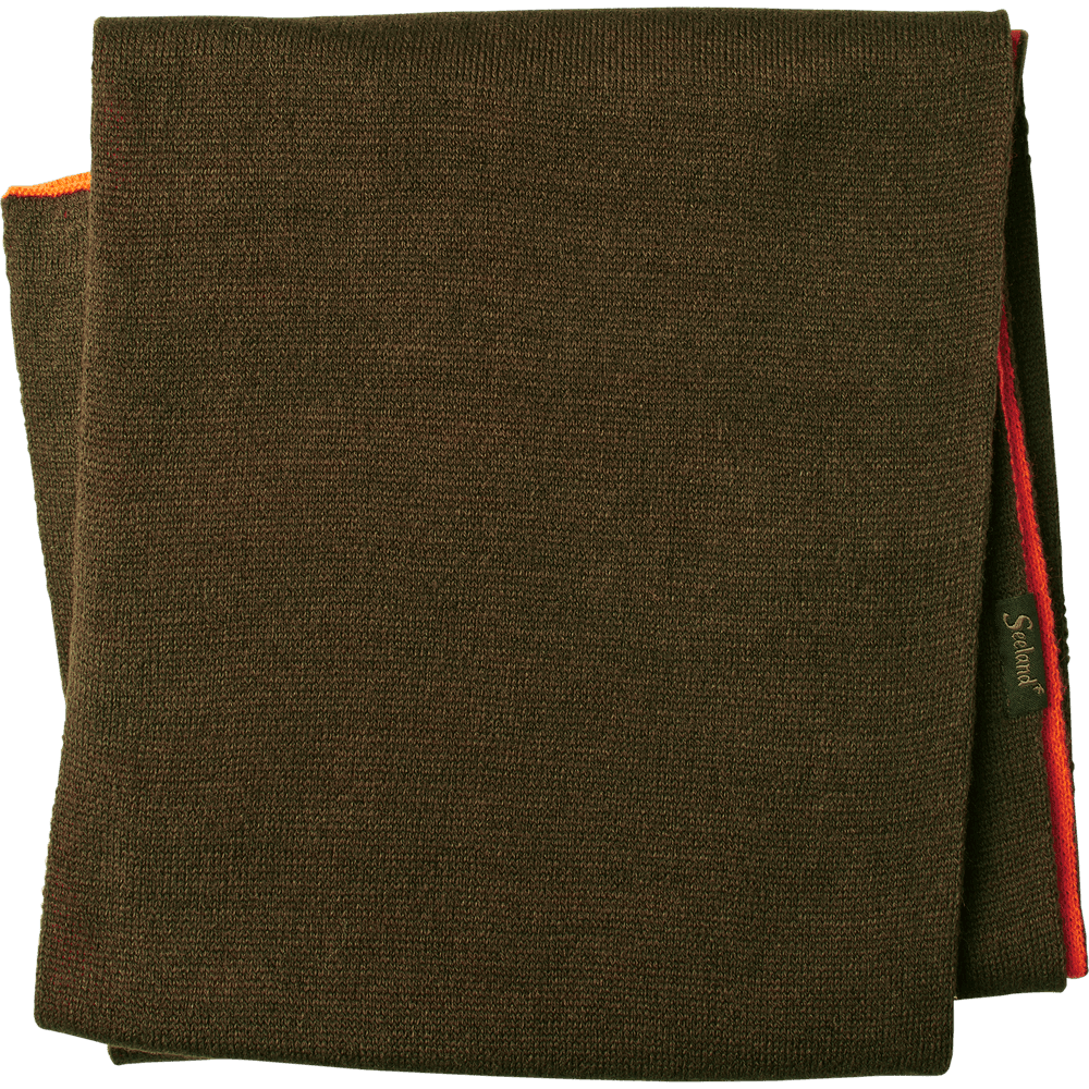 Ian Reversible Scarf huivi, huomio-oranssi/vihreä, view: 0