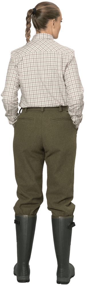 Kerry Shooting Shirt paita, Cabernet/Blue Check, view: 5